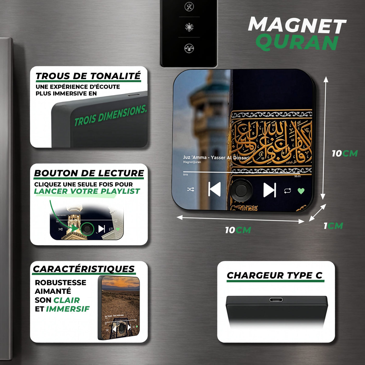 MagnetQuran et son emballage cadeau, prêt à offrir